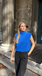 Debardeur met rolkraag