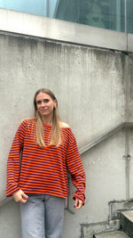 T-shirt rayé à manches longues Sofie