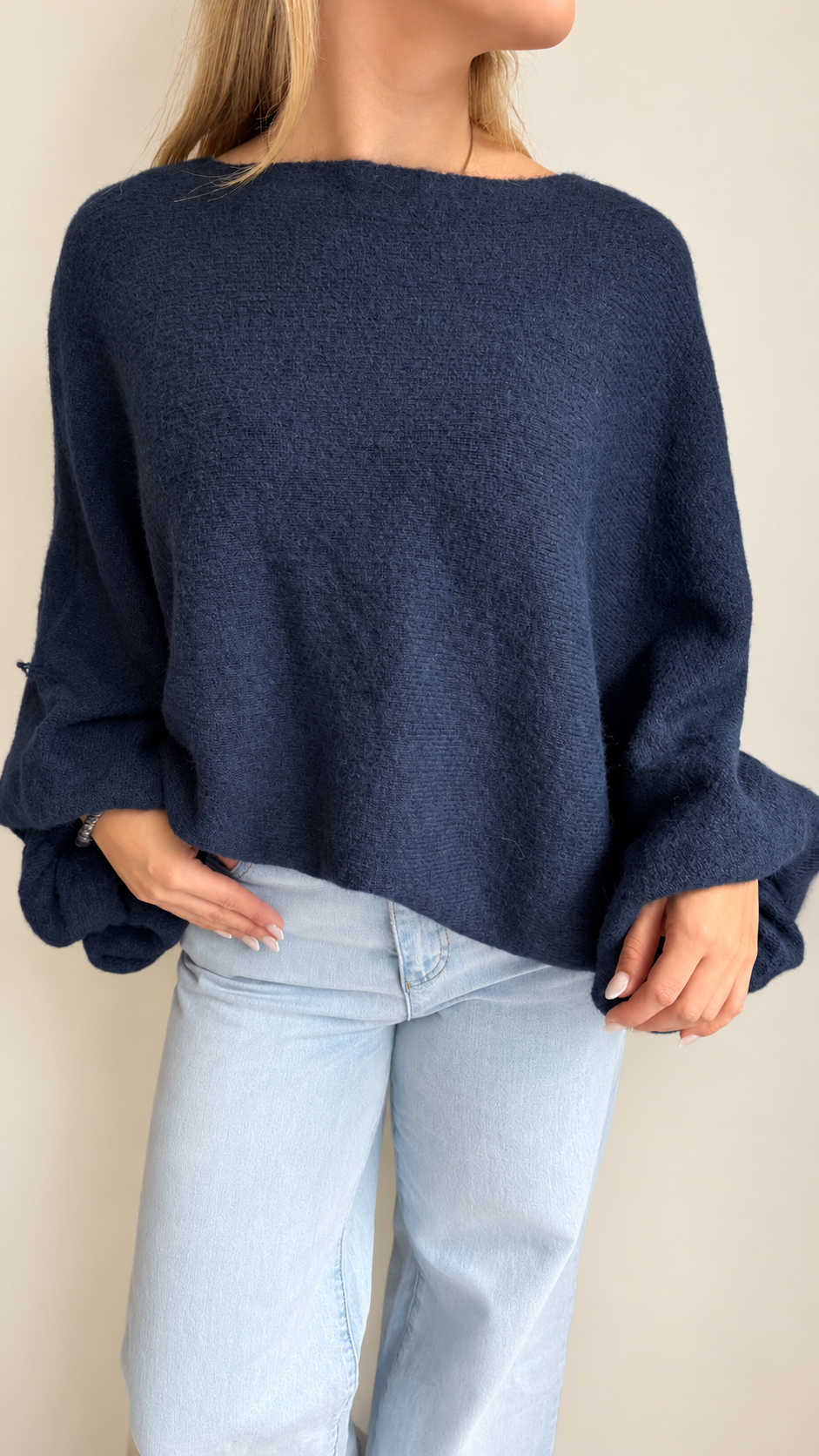 Wide Neck Sweater