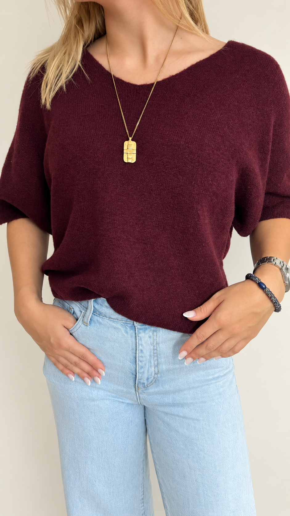 V halve sleeve