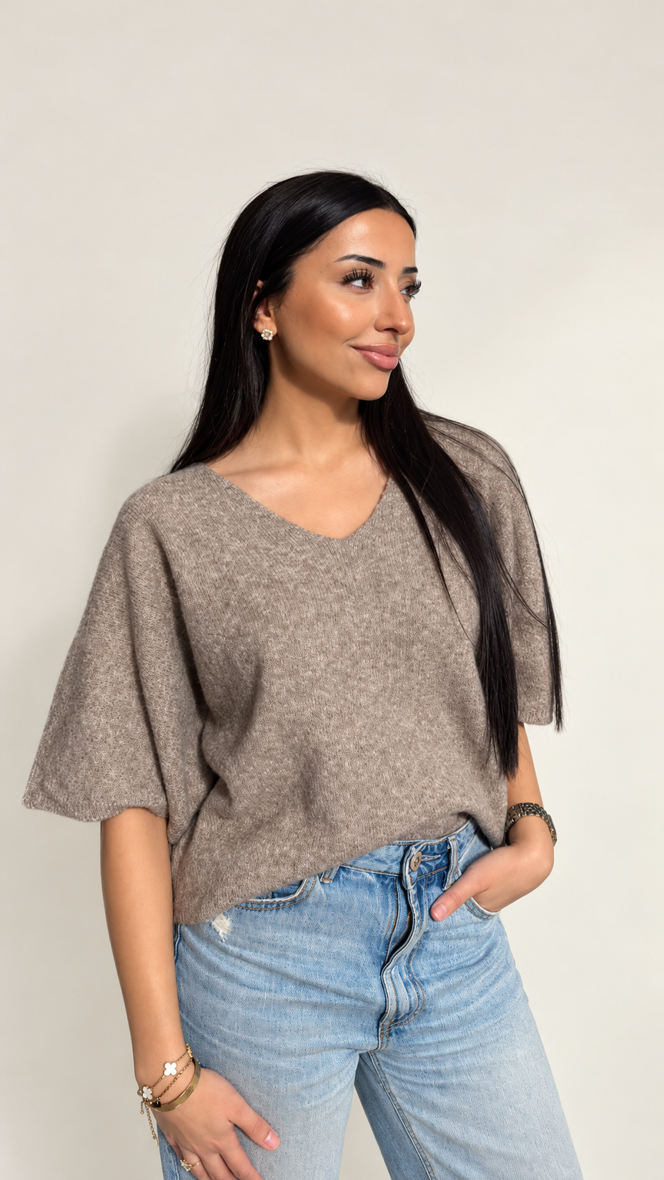 V halve sleeve