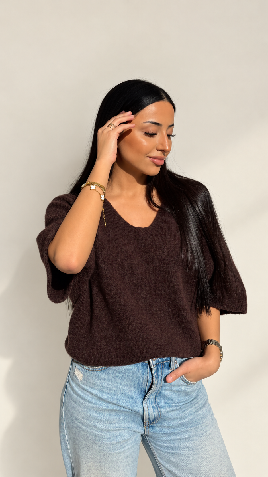V halve sleeve