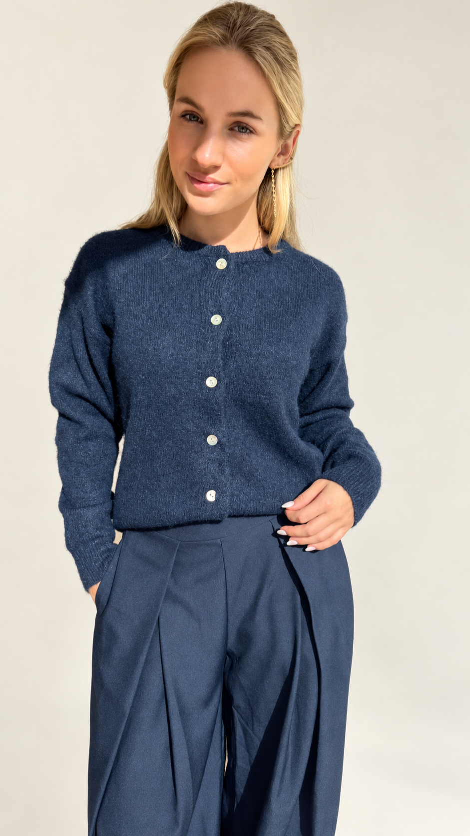 Button sweater