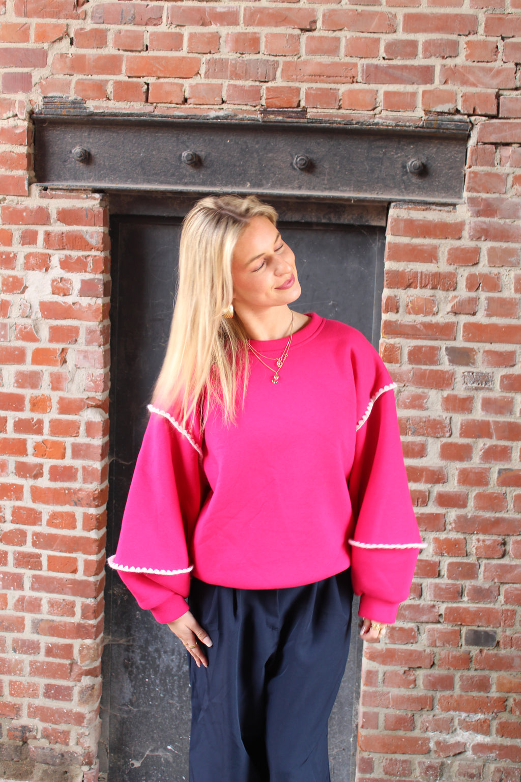 Pull brodé Julie