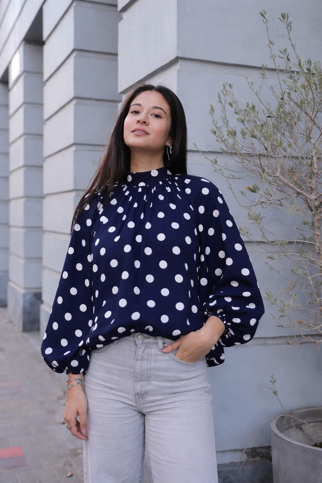 Amelie Dot Blouse