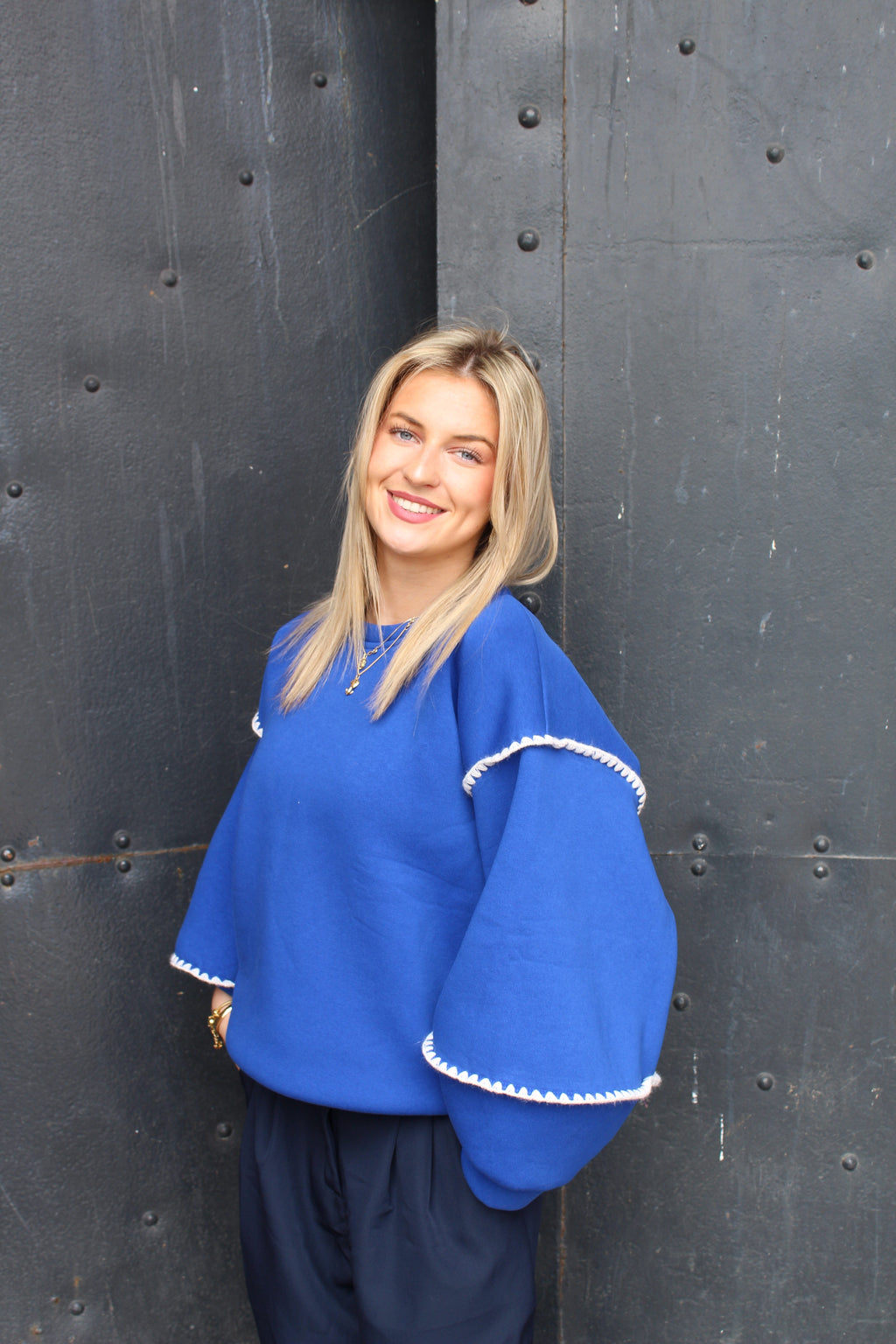 Pull brodé Julie