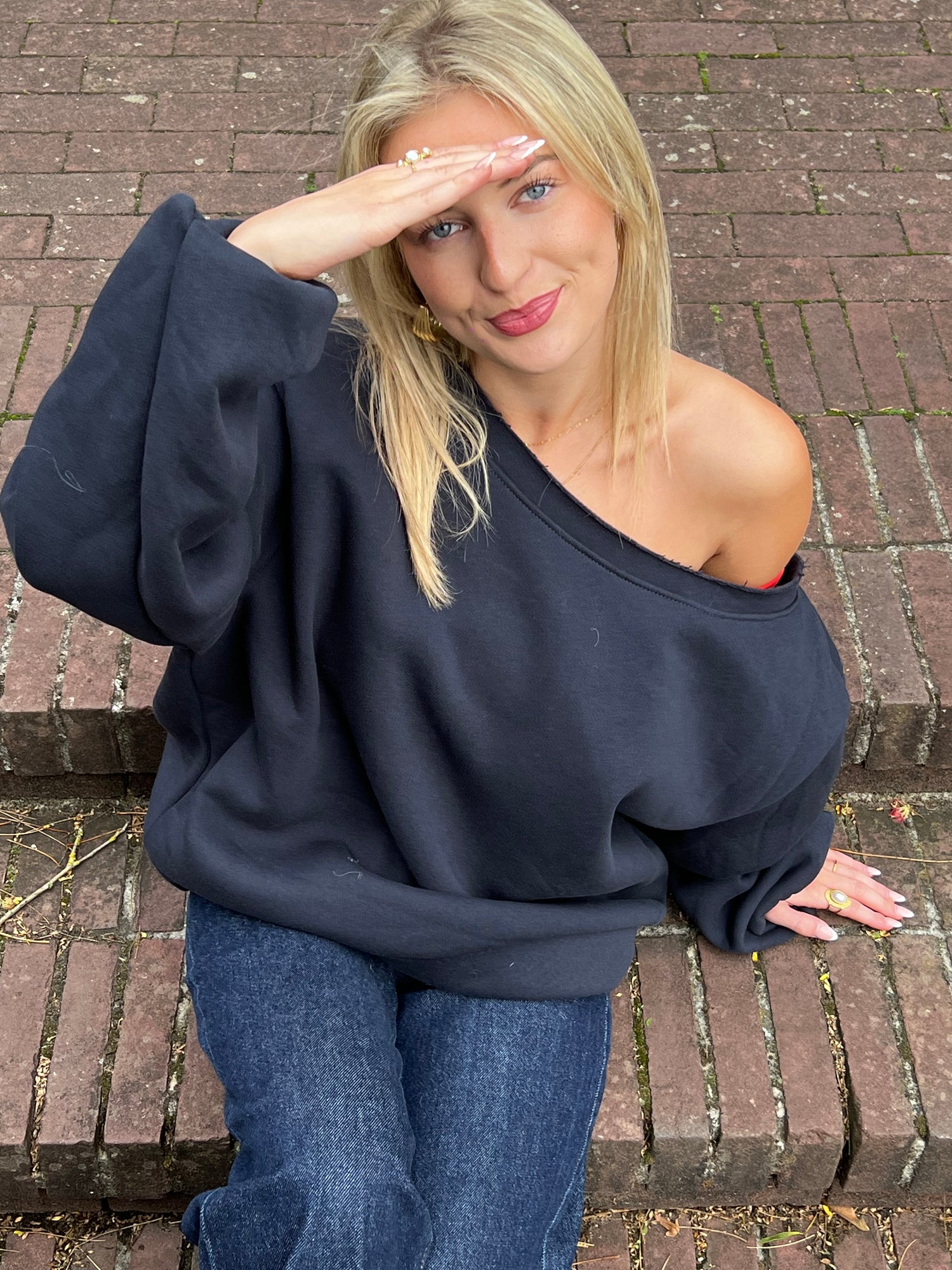 Julie Off Shoulder Sweater