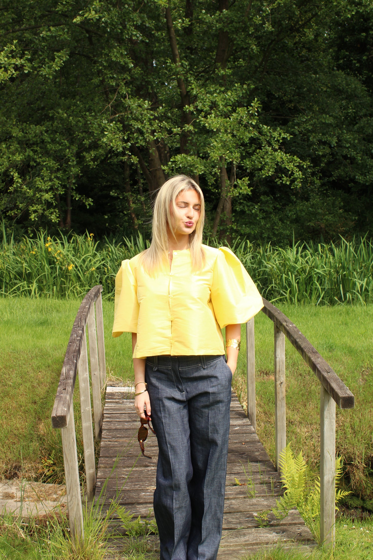 Zara Puff Blouse