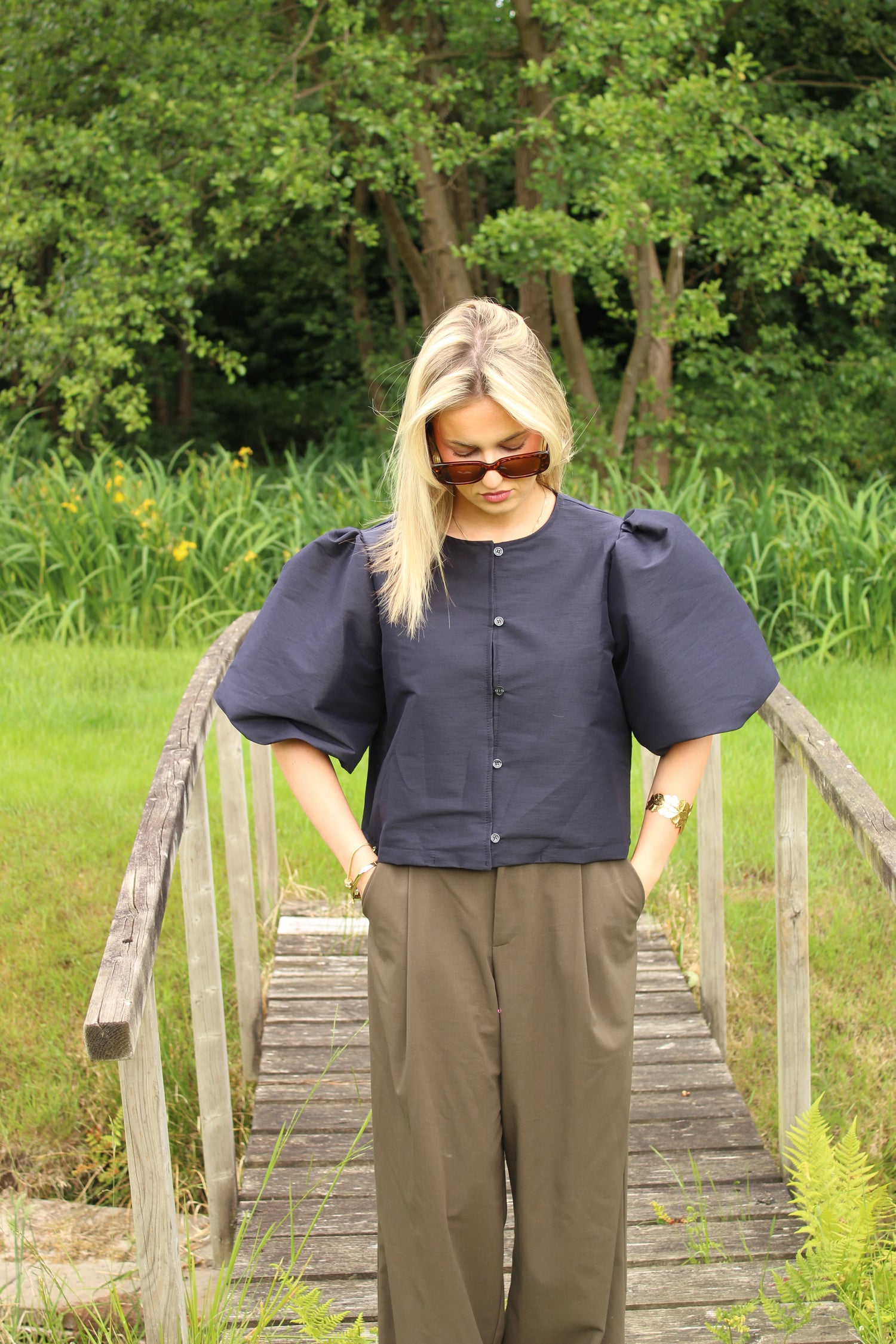 Zara Puff Blouse