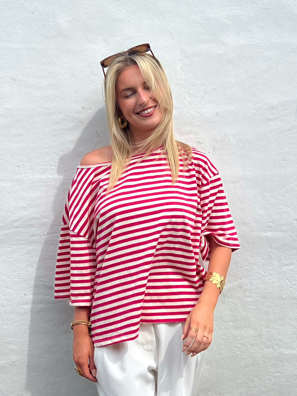 Macy Tee - Off Shoulder