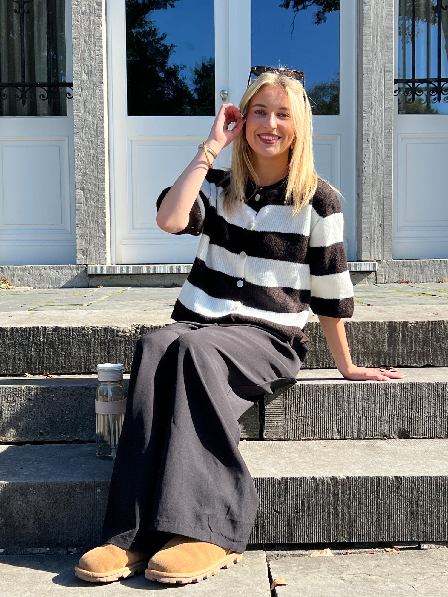 Sunny Striped Cardigan