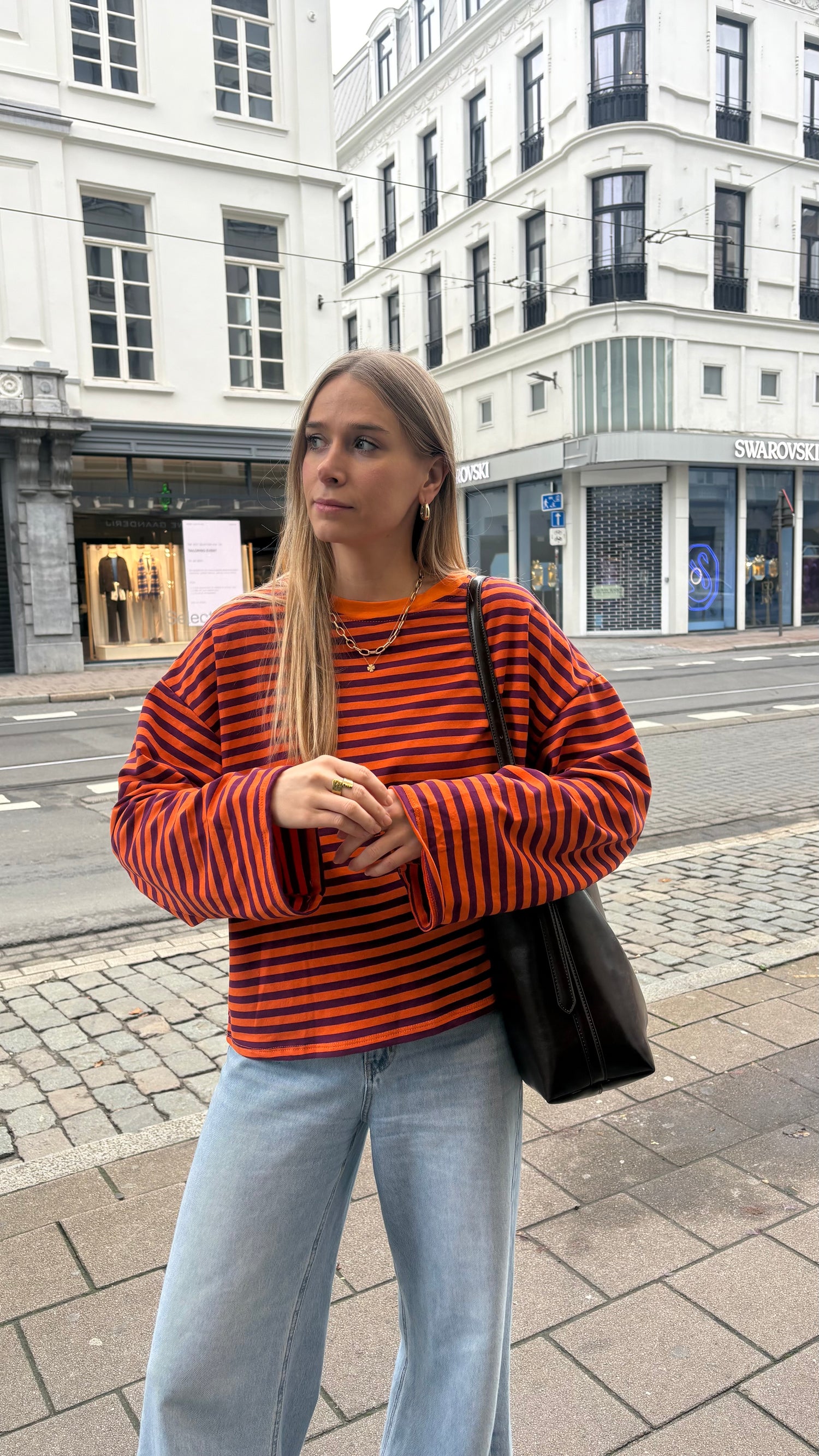 Sarah Striped Tee