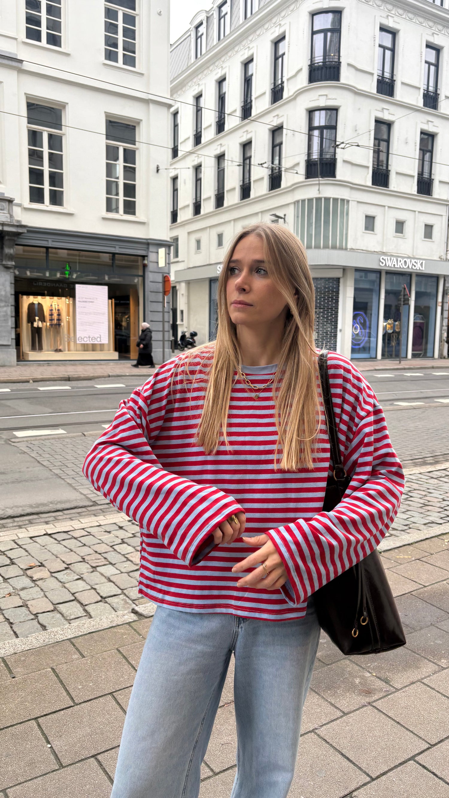 Sarah Striped Tee