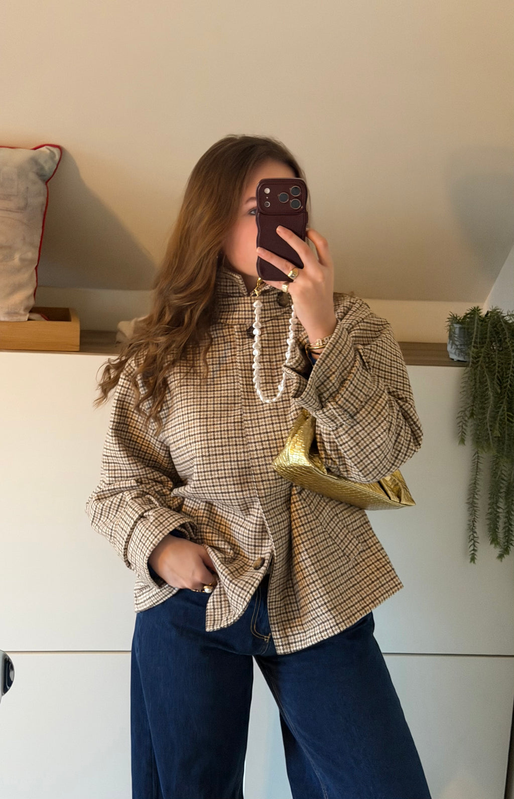 Lena Check Jacket