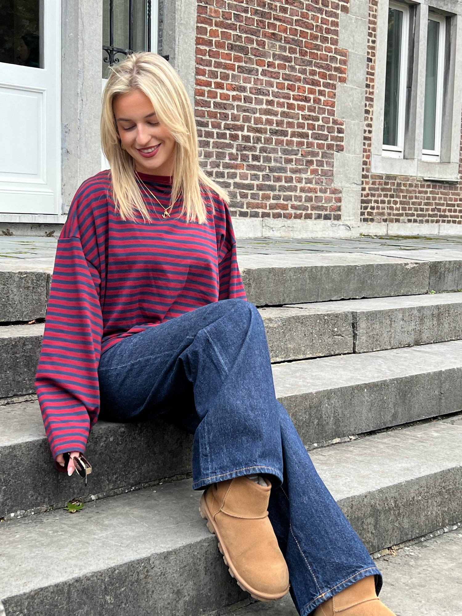 Sarah Striped Tee