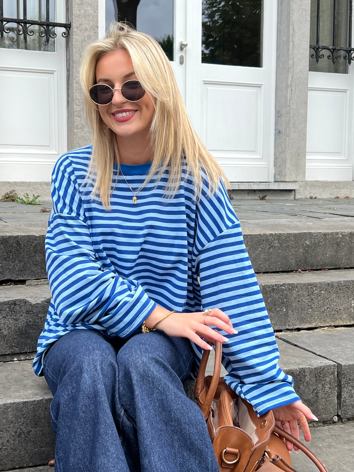 Sarah Striped Tee