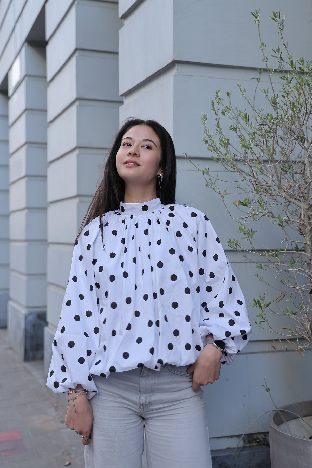 Amelie Dot Blouse