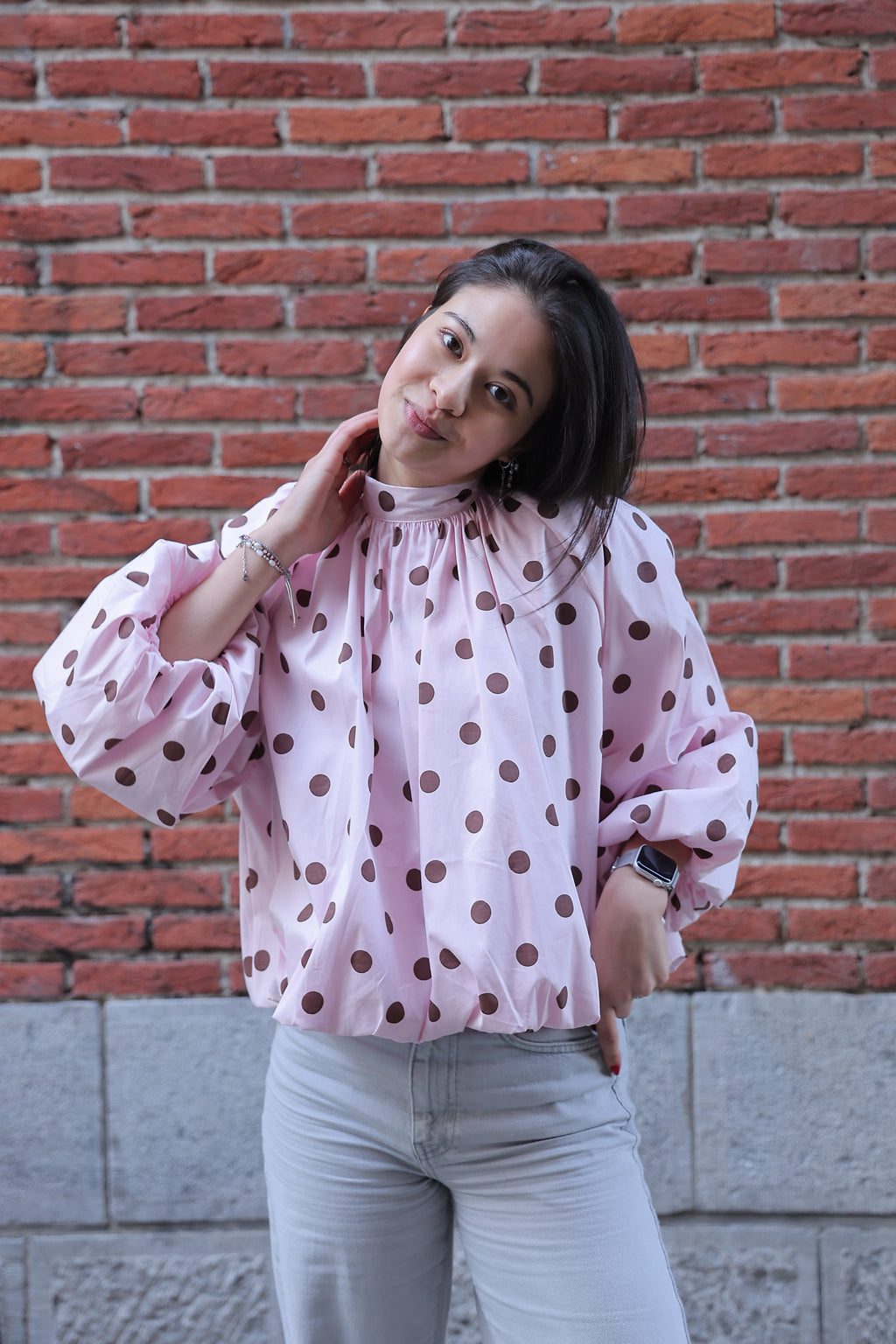 Amelie Dot Blouse