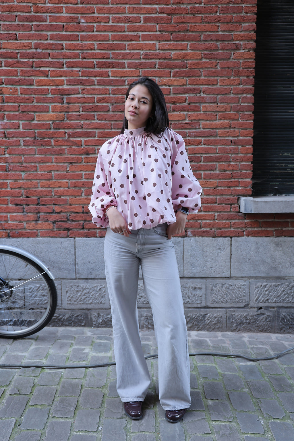 Amelie Dot Blouse
