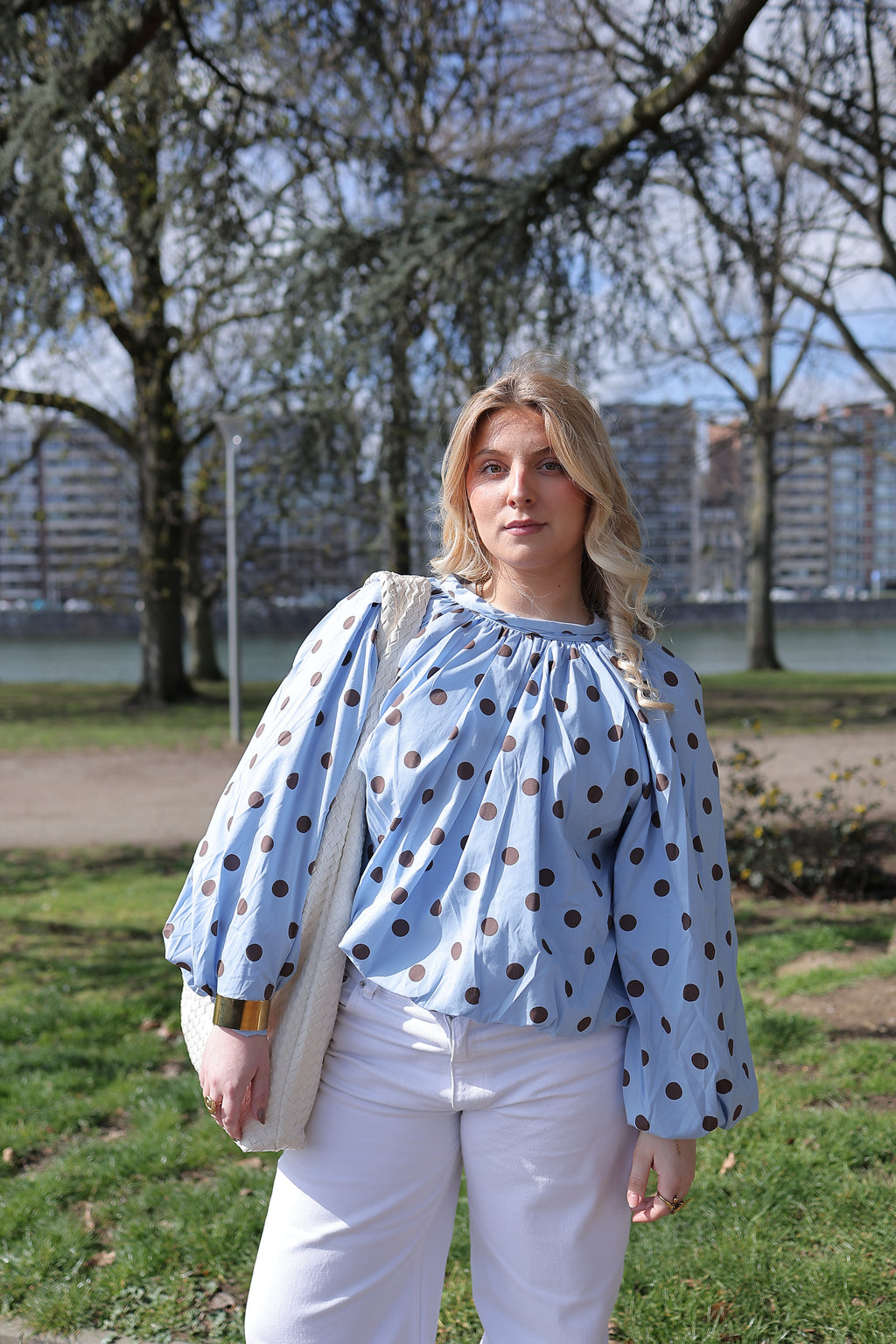 Amelie Dot Blouse
