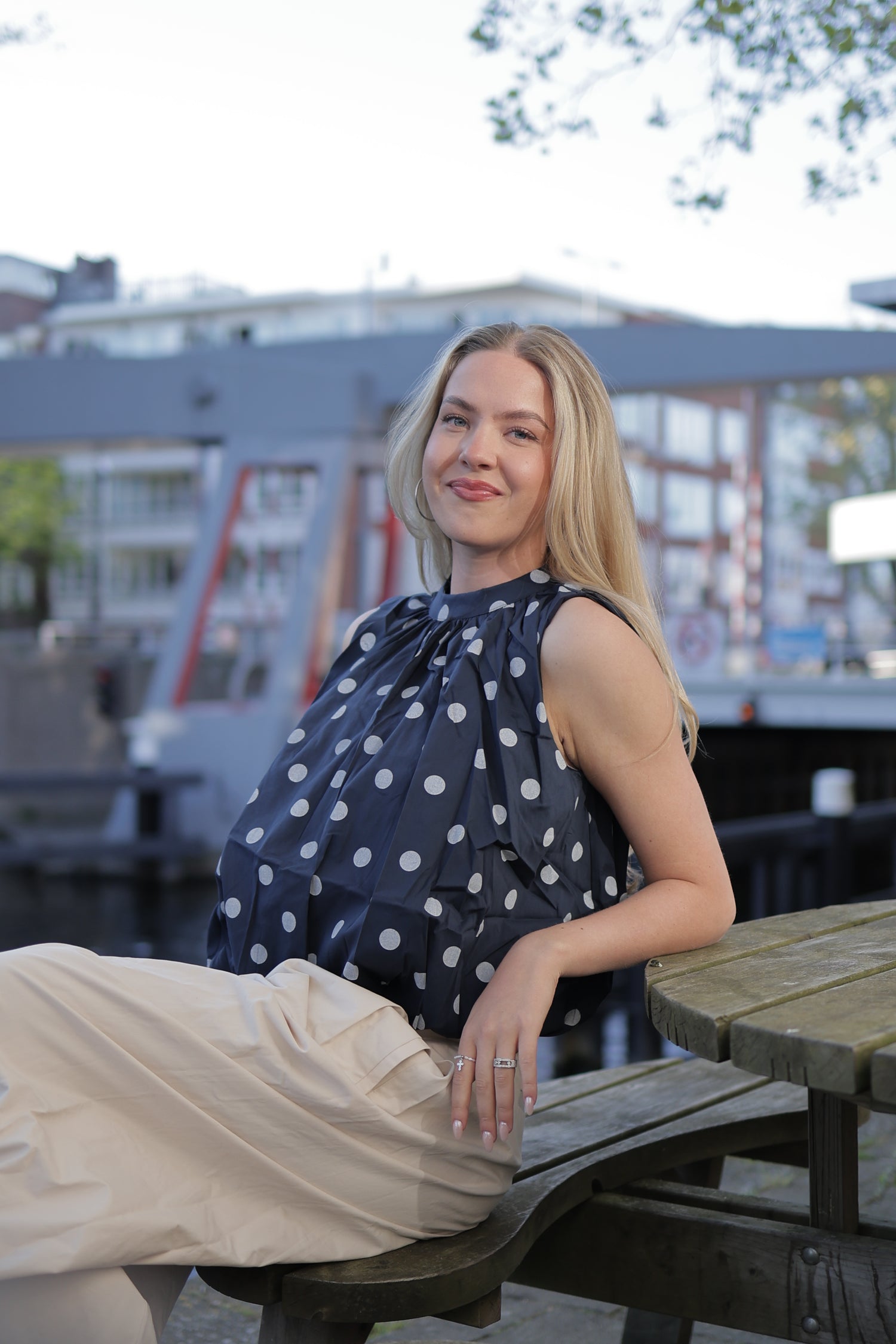 Elena Polka Top