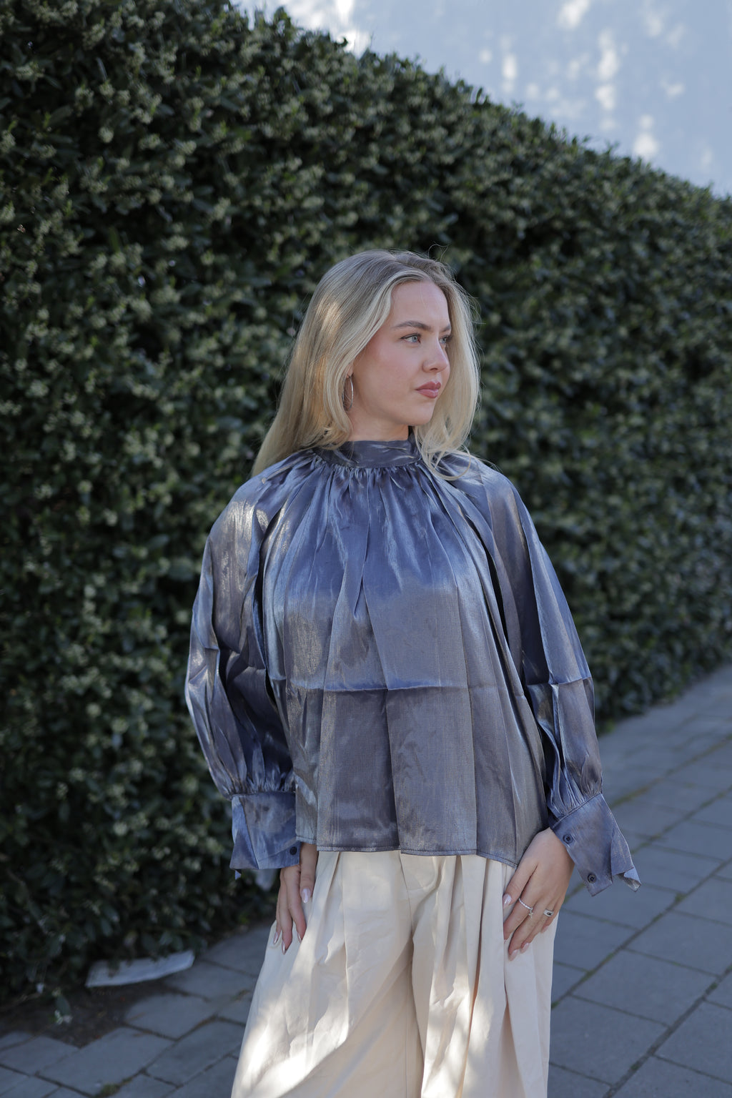 Elara Satin Blouse