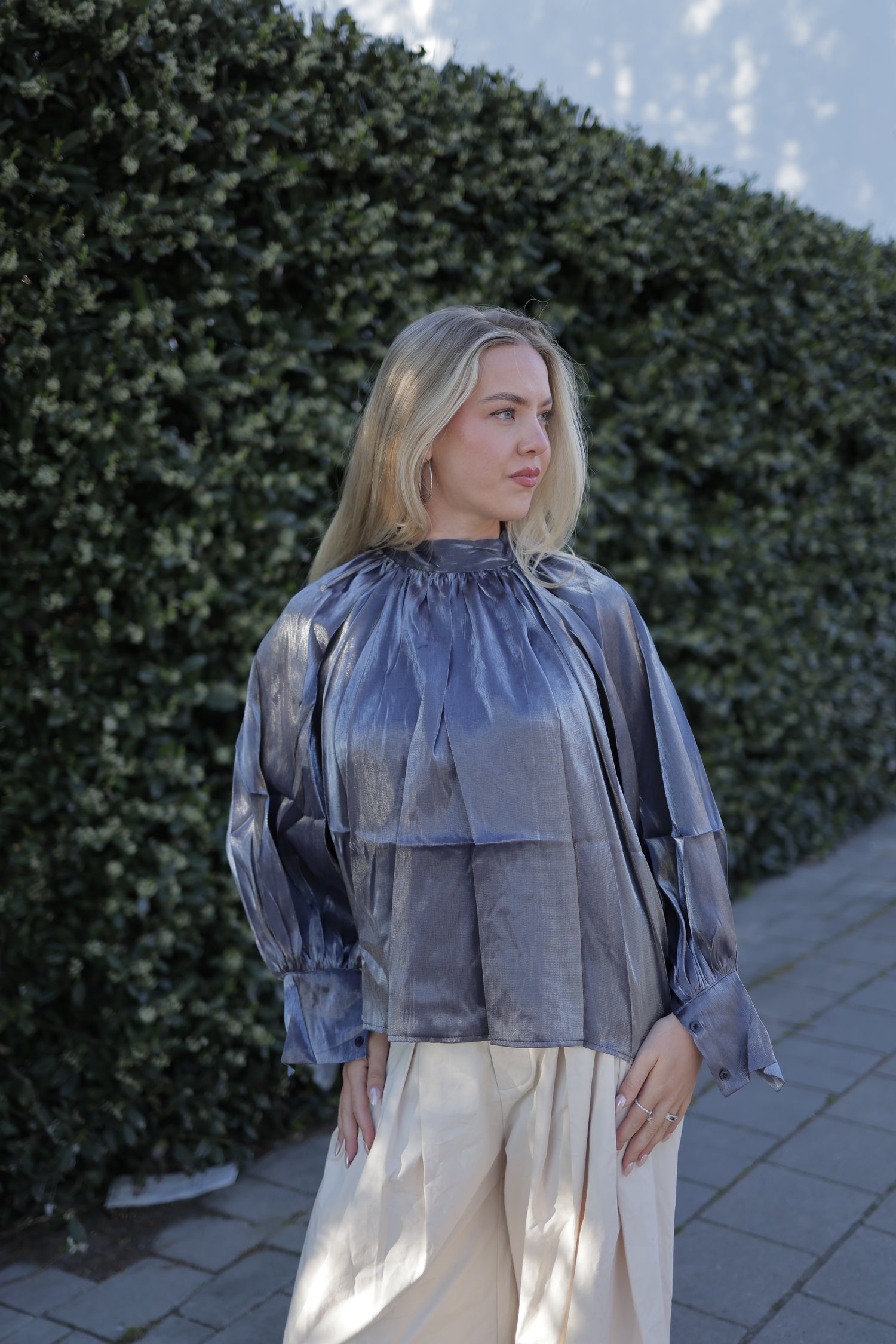 Elara Satin Blouse