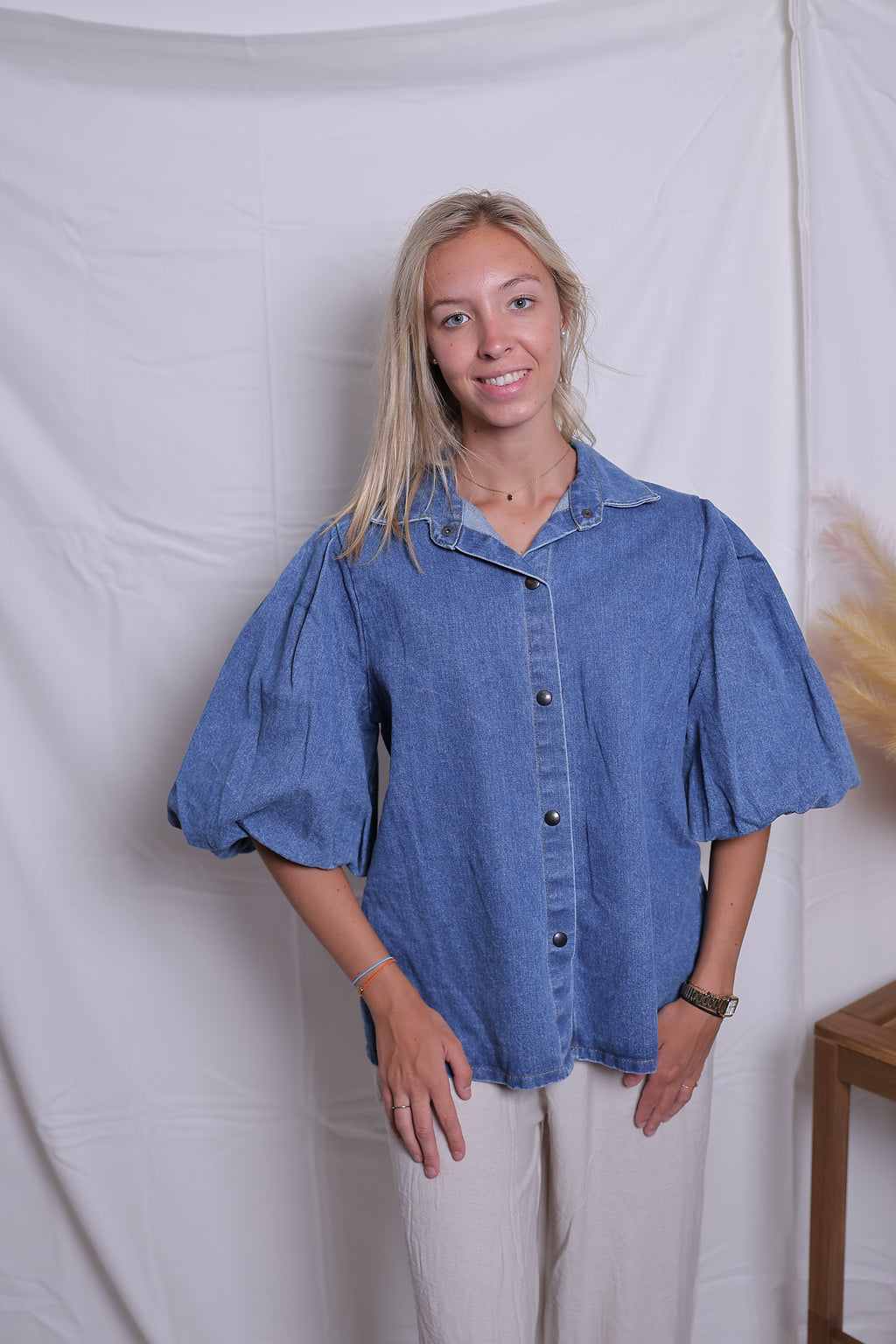Chemisier en jean Chloë