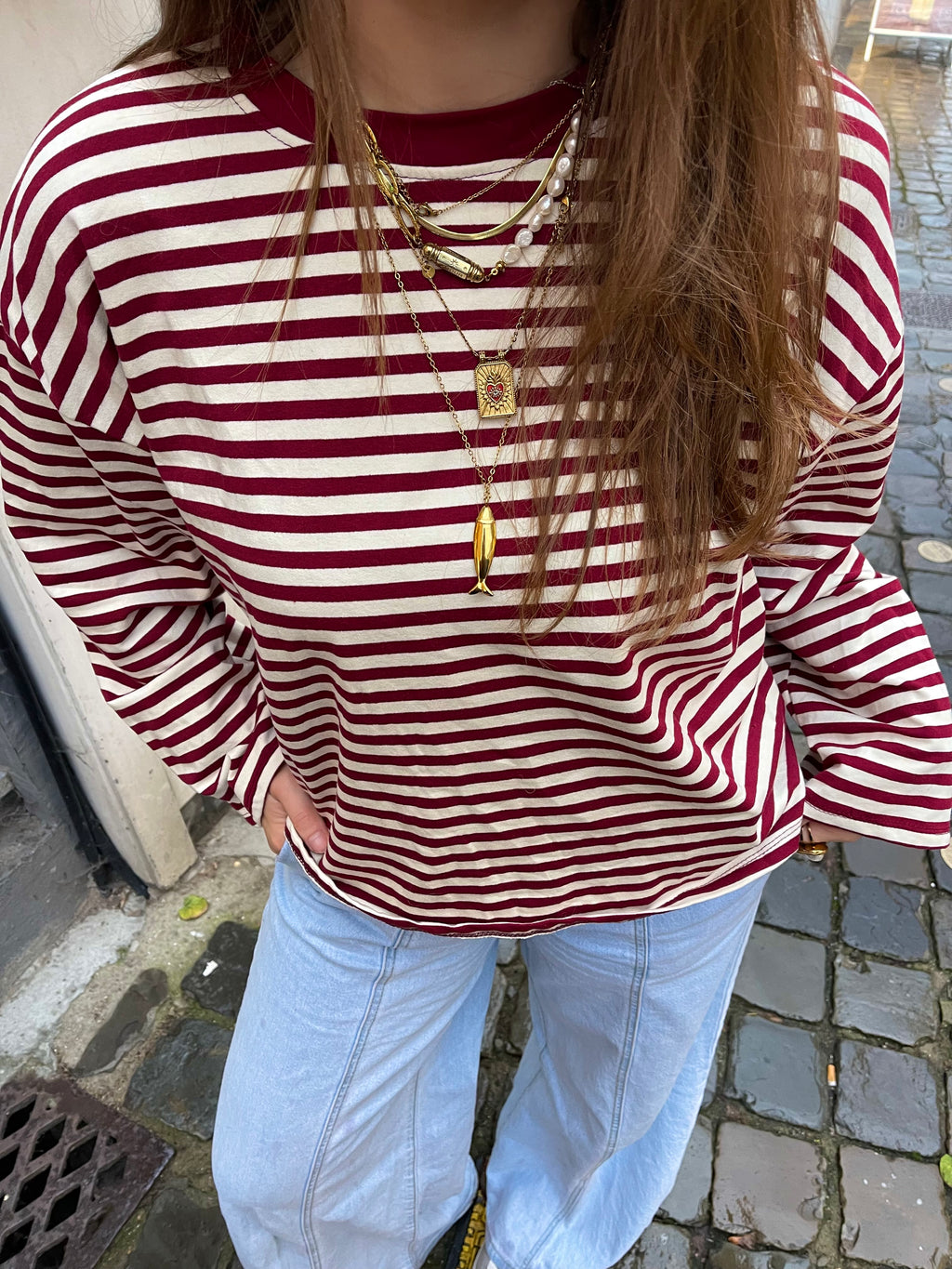 T-shirt rayé Sarah