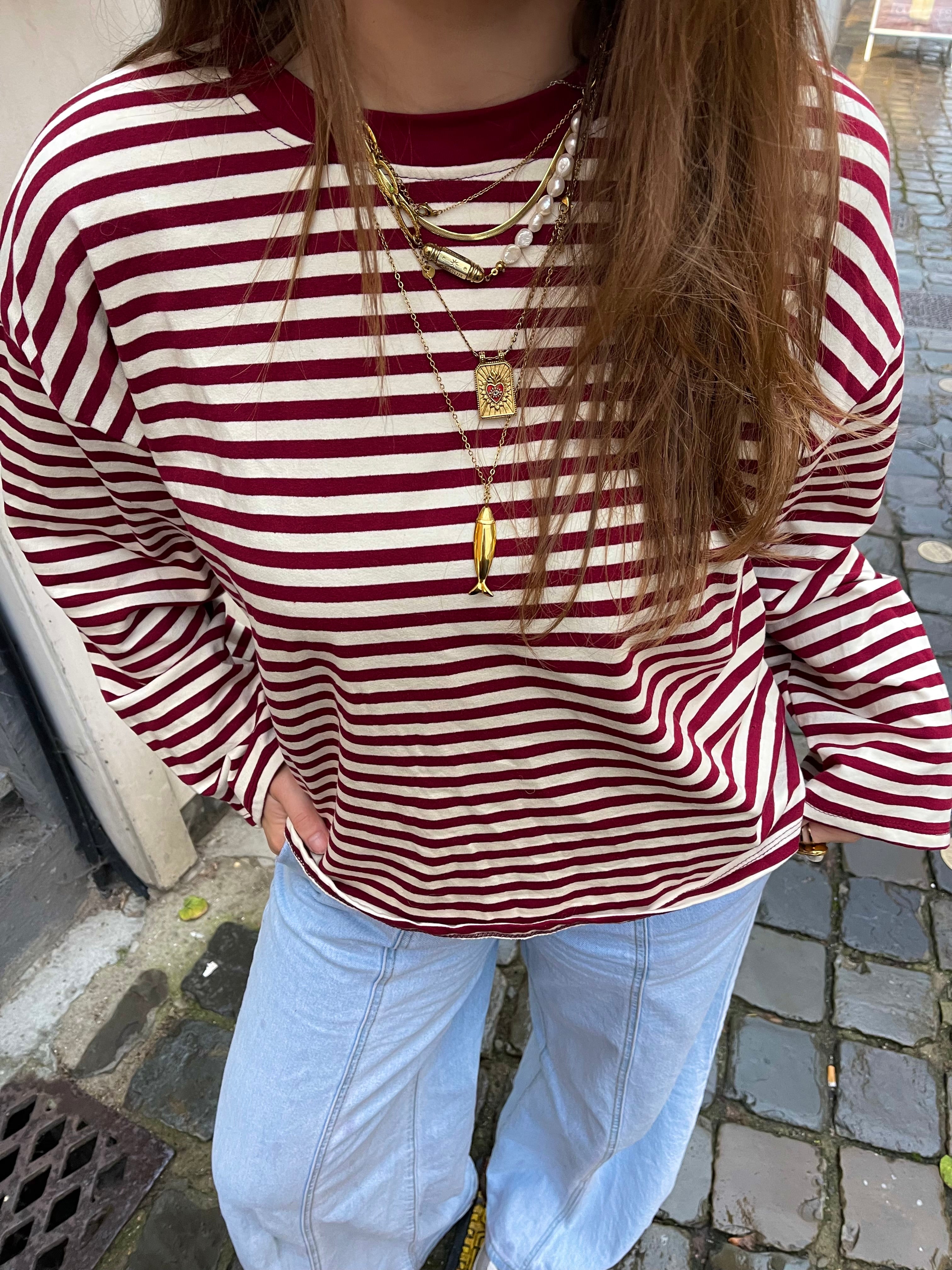 T-shirt rayé Sarah