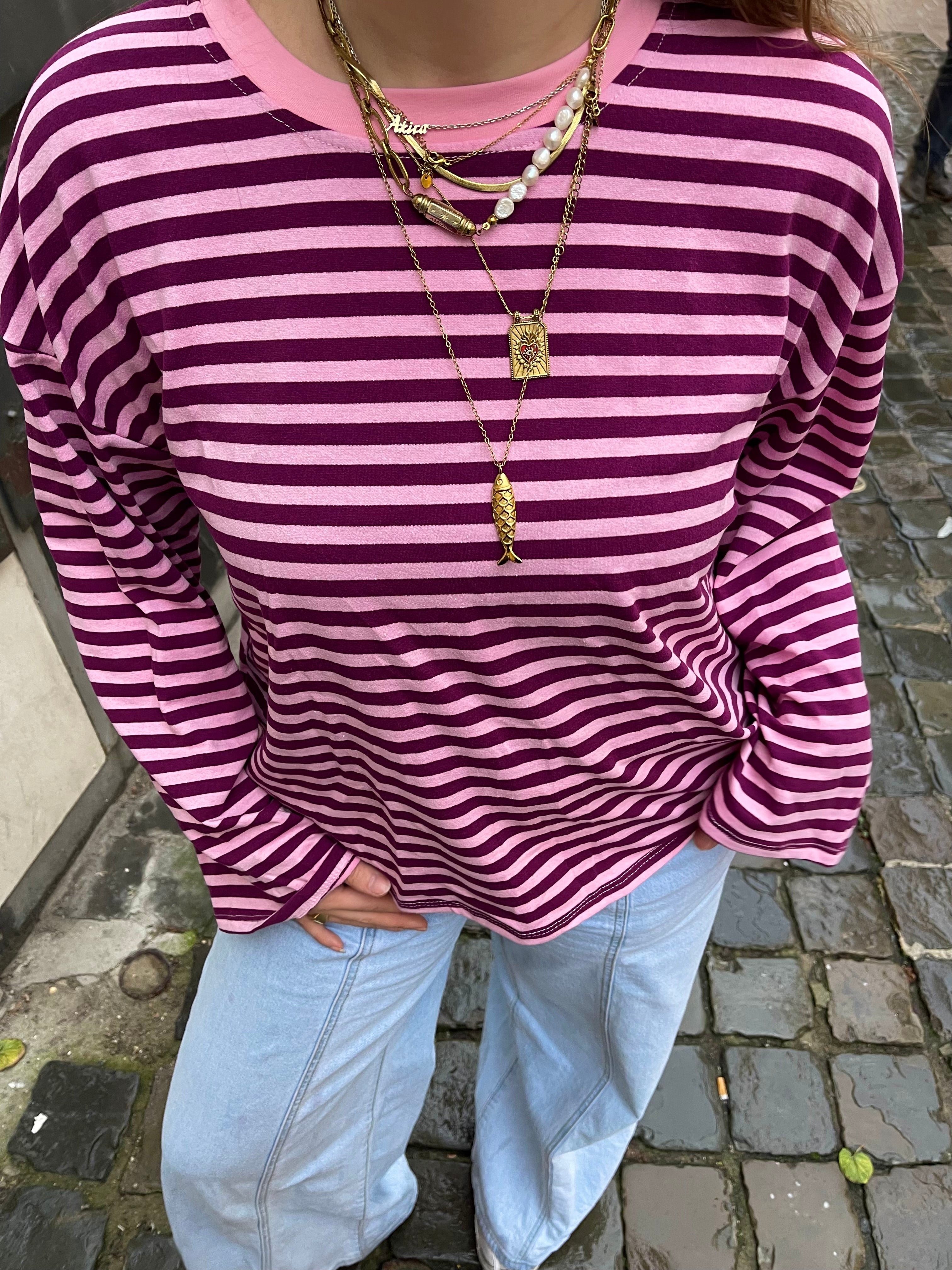T-shirt rayé Sarah