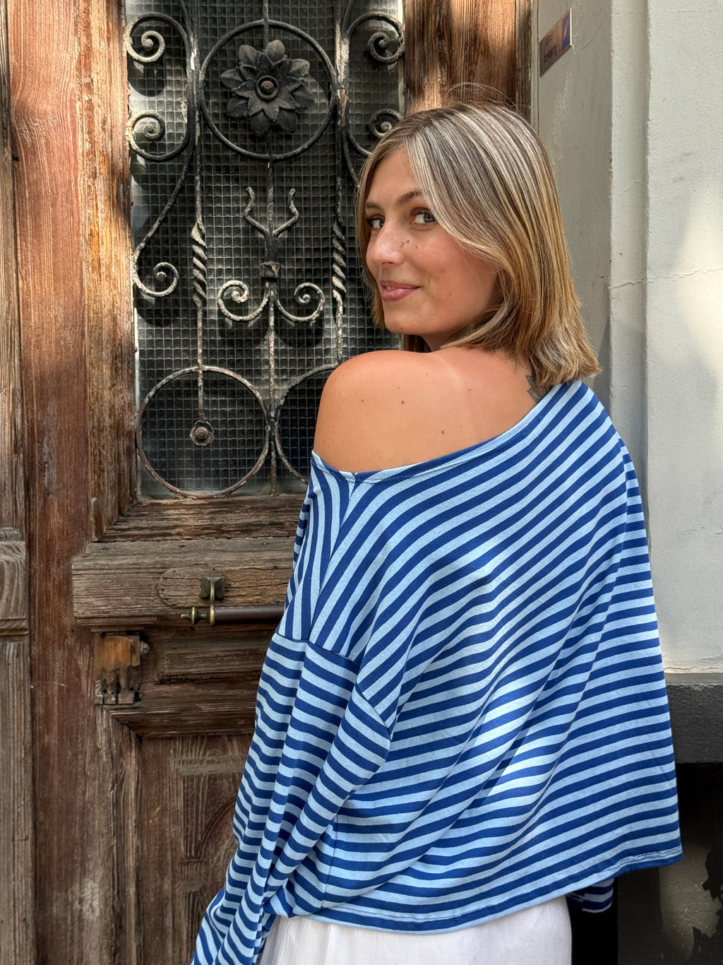 Macy Tee - Off Shoulder