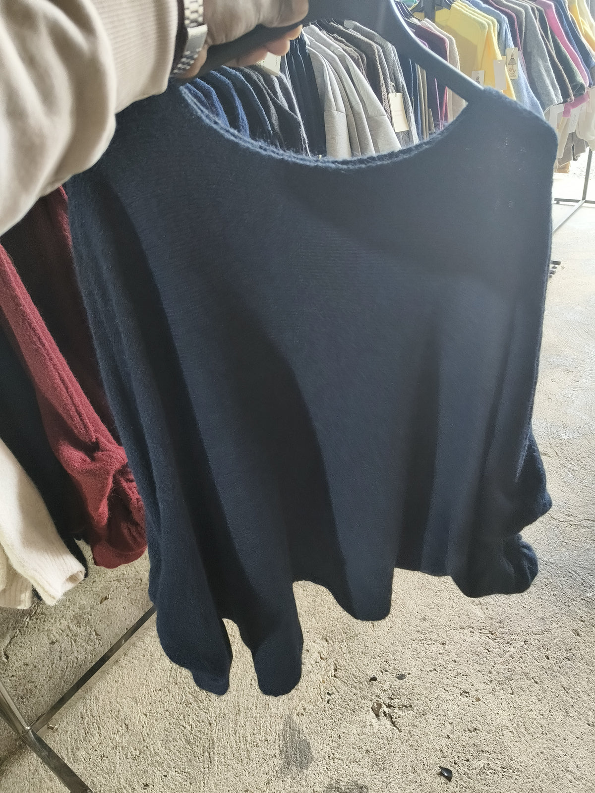 Wide Neck Sweater