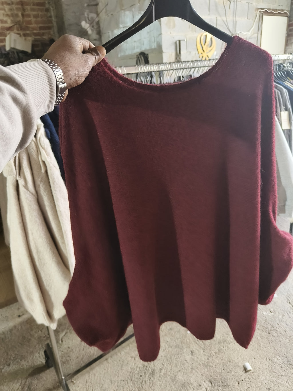 Wide Neck Sweater