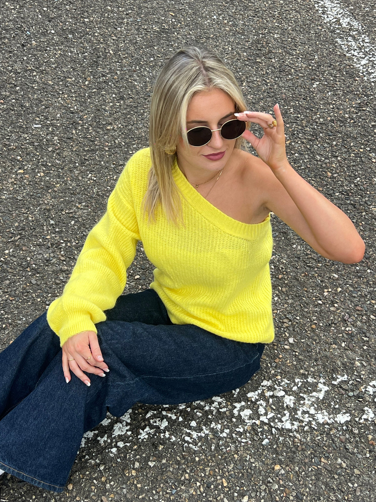One Shoulder Sweater